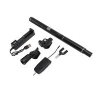 ASHATA Condenser Interview Microphone Wireless High Sensitivity Mic for Television Production Black 11 Inch