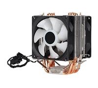 ASHATA CPU Cooler, 6 Pipe Cooling Radiator CPU Heat Sink, 90mm CPU Cooling Fans Direct Technology Precise Airflow Low Noise RGB Lighting Effect 3pin CPU Fan (Dual fans)