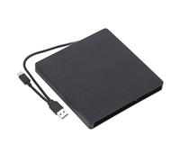 ASHATA Detachable Optical Drive Box Type A Type C USB3.0, CD DVD BD Drive Enclosure, Easy Internal Conversion, For MacBook AirPro, Lightweight Brushed Design, Stable Data Transfer, ABS Material