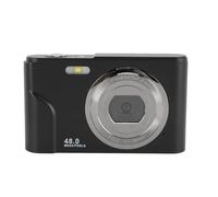 ASHATA Digital Camera, 1080P Camera, Digital Point and Shoot Camera with 16X Digital Zoom Anti Shake, 48MP Compact Small Camera 2.4 Inch IPS Display for Teens Boys Girls (Black)