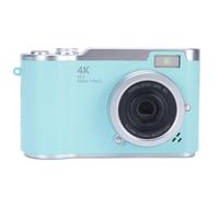 ASHATA Digital Camera, 1080P HD 48MP 18X Electronic Zoom Video Camera with 2.4 Inch HD Flip Screen, Protable Vlogging Built in LED Fill Light for Teens Students (Green)