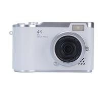 ASHATA Digital Camera, 1080P HD 48MP 18X Electronic Zoom Video Camera with 2.4 Inch HD Flip Screen, Protable Vlogging Built in LED Fill Light for Teens Students (White)