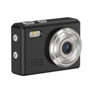 ASHATA Digital Mini Keychain Camera, 1080P HD 12MP Mini Retro Digital Camera with 0.96 Inch Display 6 Filters Led Fill Light Portable for Travel Study Recording Beginner (Black)