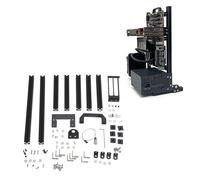 ASHATA DIY Computer Motherboard Case Rack, Motherboard Chassis Set, Heat Dissipation Vertical Open Aluminum Frame Chassis Rack DIY Open Chassis Frame