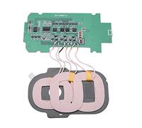 ASHATA DIY Wireless Charging Transmitter Module Ultra-thin 3 Coil Wireless Charging Transmitter Module Circuit Board Coil Charger, QI Standard, Plug and Play, 5V 2A
