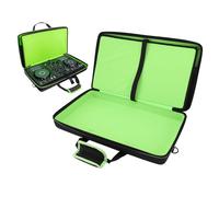 ASHATA DJ Controller Case for DDJ FLX4 FLX2 400 SB2 SB3 REV1 RB 2 Channel Controller, DJ Mixer Carrying Case EVA Padded Storage Bag with Adjustable Shoulder Strap