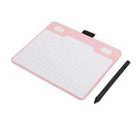 ASHATA Drawing Table, Graphics Drawing Tablet Digital Graphic Drawing Tablet Portable Handwriting Pads Board with Battery-Free Stylus, for Windows, for OSX and for Android (Pink)