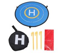 ASHATA Drone Landing Pads, for MAVIC 3 2 Air Air 2 Air 2S for Spark for Phantom 4, 3 Series Landing Pad Nighttime Reflective Double Sided Rainproof Fast Fold (75cm)