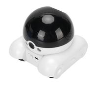 ASHATA Dual Lens 1080P Home Security Camera with Tracked Wheels APP Control, for Indoor Monitoring Pet Tracking 5200mAh Battery (No Memory 400W)
