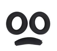 ASHATA Ear Pads Cushions, Headphone Headstrap Pad for By Space Q45 Q35, Silicone Earpads Cover Protector, Removable and Washable