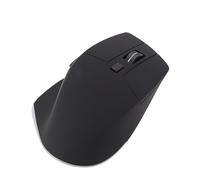 ASHATA Ergonomic Vertical Mouse, Non Slip Design with Aluminum Scroll Wheel 6 RGB Light Effects BT1 BT2 2.4G Wireless 800 TO 1600 DPI USB C Charging, with Large Capacity 500mAh