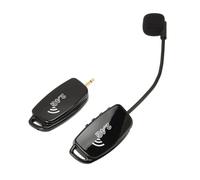 ASHATA Erhu Microphone, Noise Reduction Violin Microphone Pickup 3.5mm to 6.35mm, Anti Interference Voice Amplifier Microphone Headset for Instruments, Plug and Play