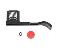 ASHATA for X M5 Thumb Grip, Aluminum Alloy Metal Thumb Up Rest Grip for X M5 Camera with Hot Shoe Cover, Shutter Release Pushbutton, Black