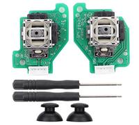 ASHATA Game Machine Accessories,Replacement 3D Analog Joystick Sensor Module Potentiometer Thumb Sticks Set for Wii U