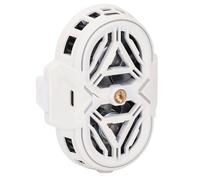 ASHATA Gaming Phone Cooler with Dual Type C Interface Silent Fan for Live Streaming and Video Watching with RGB Features (White)
