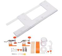 ASHATA Grooving Auxiliary Tool with Quick Clamps and Dust Collection, Essential for Professional Woodworking Projects, Made of PC and Stainless Steel, 1 Set