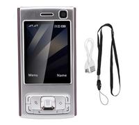 ASHATA GSM Unlocked Mobile Phone, Slide Cover Design, 2.0 Inch Screen Loud Speaker Cell Phone MP3 MP4 Player, Nano SIM Card Slots, 1000mAh Battery (Purple)