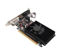 ASHATA GT610 1GB DDR3 Graphics Card, AMD, 810MHz GPU, 64 Bit, PCIe 2.0 x16, HDMI, VGA, DVI, Silence Cooling Single Fan