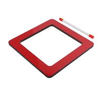 ASHATA Hand Drum for Red Rectangular Percussion Enlightenment Instrument Compressed Board Resin Skin Burr Free Fine Texture Toddler (Special-shaped drum (square))