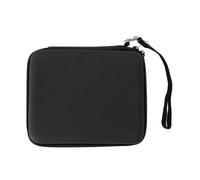 ASHATA Hard Carrying Case for 2DS, Protective Travel Pouch with 8 Game Slots, Shockproof Storage Bag for Console, Console Accessories (Black)