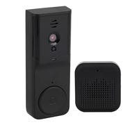 ASHATA HD Video Doorbell Wireless 2 Way Talk APP Storage Motion Detection Infrared Sensor 130° Wide Angle IP65 Water Resistant for Home with Active Wake Up