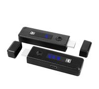 ASHATA HDMI Transmitter and Receiver, 8K 4K Decode 3D 1080P Output 5G 2.4G Wireless HDMI Extender Kit 197FT / 60M, Plug & Play, for Audio to Monitor From Laptop TV Box (Black)