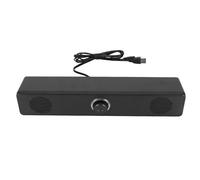 ASHATA HiFi Stereo SoundDesktop Soundbar, Volume Adjustable Mini Bar Speaker for PC Laptop