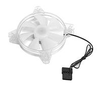 ASHATA High Performance Cooling Fan,120mm Computer Case Fan,4-Pin 1300RPM Colorful LED,with Hydraulic Bearing,Strong Heat Dissipation,for Computer Cases Cooling (Blue)