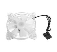 ASHATA High Performance Cooling Fan,120mm Computer Case Fan,4-Pin 1300RPM Colorful LED,with Hydraulic Bearing,Strong Heat Dissipation,for Computer Cases Cooling (#4)