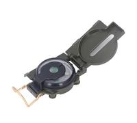 ASHATA Hiking Compass Multifunction Aluminium Alloy Accurate Responsive Portable Survival Compass for Outdoor Navigation Camping, Military with North Pole Indication, Quick