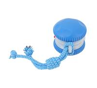 ASHATA Interactive Dog Toy, Automatic Moving Rolling Ball with Rope for Small Medium Large Dogs, Electric Dog Toy Random Path, Blue