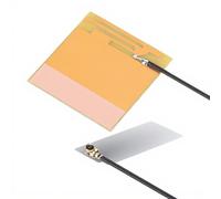 ASHATA IPEX 1 Built-in Antenna,2Pcs/set IPEX 1 IPEX G1 Built-in WiFi Antenna for Notebook,Mini 46cm IPEX 1 IPEX G1 2.4G/5G Stable Signal Yellow Film WiFi Cable for Notebook
