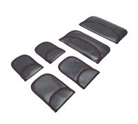 ASHATA Key Fob Protector, Carbon Fiber Key Fob Case, Anti Theth Signal Blocking Car Pouch for Security, Faraday Bag for Car Signal Protection
