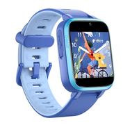 ASHATA Kids Smart Watch, Smart Watch Toys with 1.44 Inch Touchscreen Games Dual Camera Pedometer Flashlight Alarm Clock Calculator for Kids Learning & Entertainment (Blue)