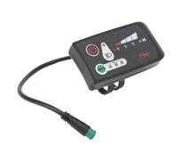 ASHATA LED Display Panel 5P, Water Proof Meter 22.2mm Handlebar Mount for Electric Bike Data Monitoring (48V)