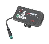 ASHATA LED Display Panel 5P, Water Proof Meter 22.2mm Handlebar Mount for Electric Bike Data Monitoring (36V)