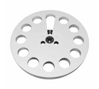 ASHATA Lightweight Empty Tape Reel for Revox Studer, Versatile Aluminum Alloy 7 Inch Empty Take Up Reel for 1/4 Inch Tape (Silver)