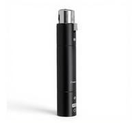 ASHATA Lossless Amplification Mic Preamp Active Booster for Live News Broadcasting Large Scale Speeches Matte Metal Compact Durable Design (Black)