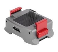 ASHATA Magnetic Charging Adapter Base, Lightweight Aluminum Alloy Type C Charging Dock with Rhombic Silicone Pad, Fit for OSMO 3