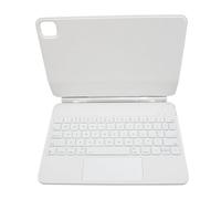 ASHATA Magnetic Levitation Keyboard Case, Backlight Adjustable Floating Stand with Trackpad for IOS Air4 10.9in, Air5 10.9in, Pro 11in 2018, 2020, 2021, 2022 (White)