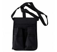 ASHATA Massage Bottle Waist Bag for 2 Bottles | Oxford Cloth Carrier, Spa Therapist Accessory, Adjustable Belt, Multi Pocket Organizer, Lightweight