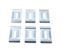 ASHATA Metal Cable Tray Hold Down Clamps 30 Count Reliable Fastening Solution for Ground and Bracket Securement 4-6mm Zinc Plated (30Pcs)
