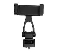 ASHATA Metal Phone Tripod Mount with Cold Shoes, Aluminum Alloy Phone Support with 1/4 Inch Threaded Hole, Adjustable Cell Tripod Clamp for 2.56 to 3.54in