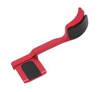 ASHATA Metal Thumb Up Grip for Q3 Cameras, Hot Shoe Thumb Rest Support Grip Aluminum Alloy, Ergonomic Design (Red)