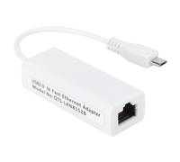 ASHATA Micro USB to Ethernet Adapter for Pi Zero 1.3/W Motherboard, Network Card Adapter