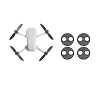 ASHATA Mini 3 Pro Motor Covers, and Anti-Scratch Cover, Extends Motor Life, Easy Installation, Aluminum Alloy Material (Black)