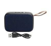 ASHATA Mini Bluetooth Speakers, Wireless Stereo Portable USB Mini Sound with FM Radio, Subwoofer for Shower, Room, Bike, Car(blue)