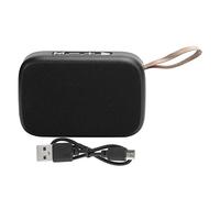 ASHATA Mini Bluetooth Speakers, Wireless Stereo Portable USB Mini Sound with FM Radio, Subwoofer for Shower, Room, Bike, Car(black)