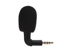 ASHATA Mini Omni Directional 3.5mm Jack Microphone 360° Surround Radio Portable Mic for Smartphone, Plug and Play High Sensitivity Lavalier Clip Mic for Voice Chat Video Recording
