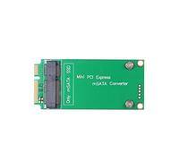 ASHATA Mini PCI-E Express Adapter Card, MSATA Riser Card Converter for SSD Expansion Controller for Computer Enthusiasts